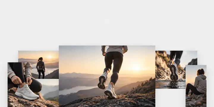 Beispiel für eine Website-Seite mit modernem Editorial-Layout und großzügigen Abständen.